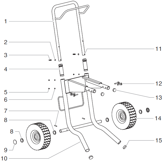 RentSpray Plus High Rider Assembly